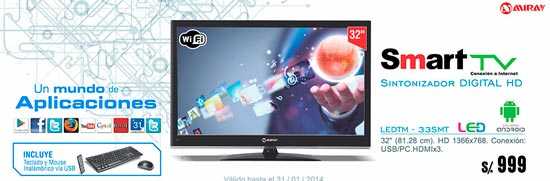 Televisores smart en ofertas de Perú